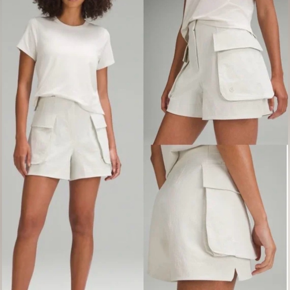 Lululemon Athletica | High Waisted Cargo Shorts- Relaxed Fit - Picture 1 of 9